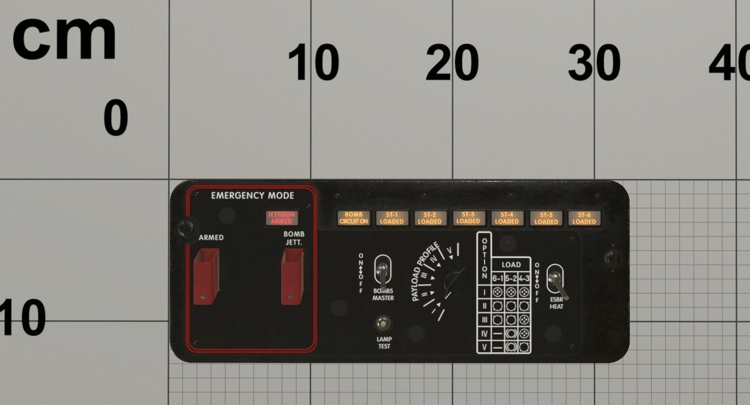 Mi-8MT Mi-17MT Additional Panels Board English Low-poly 3D model_8