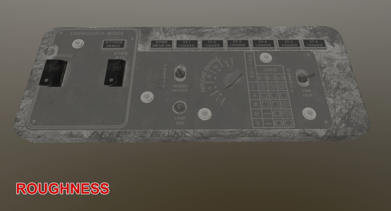 Mi-8MT Mi-17MT Additional Panels Board English Low-poly 3D model_20