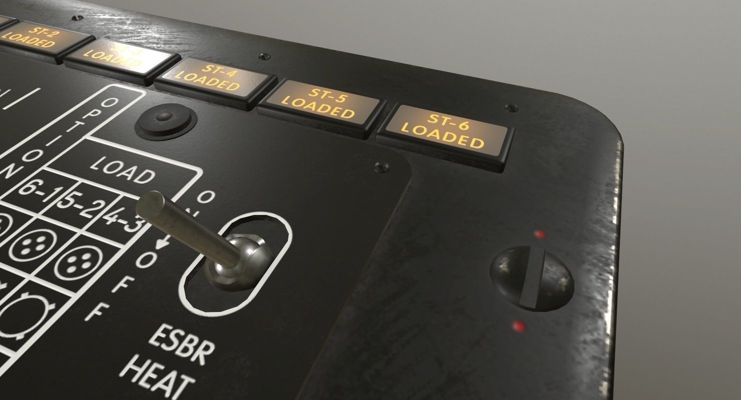 Mi-8MT Mi-17MT Additional Panels Board English Low-poly 3D model_4