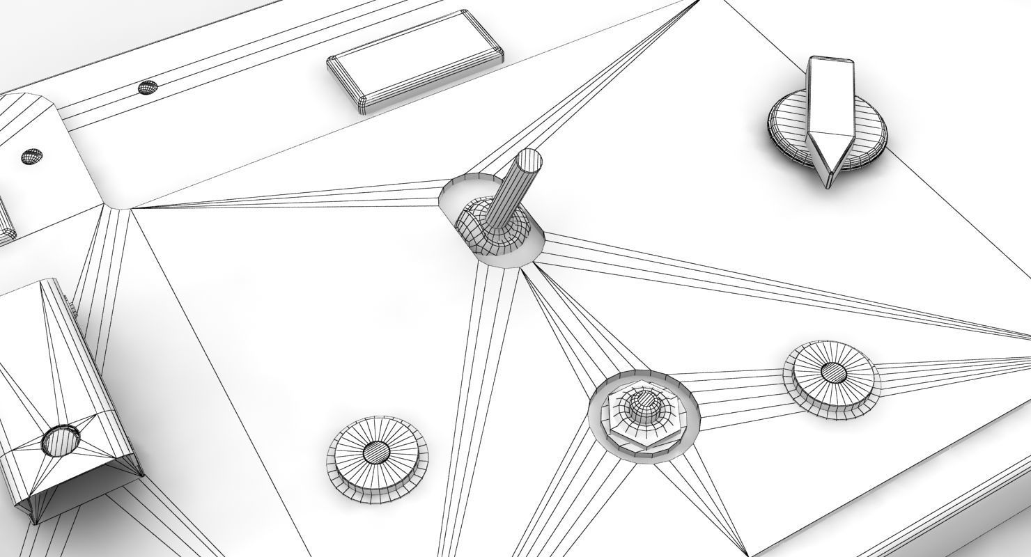 Mi-8MT Mi-17MT Additional Panels Board English Low-poly 3D model_14