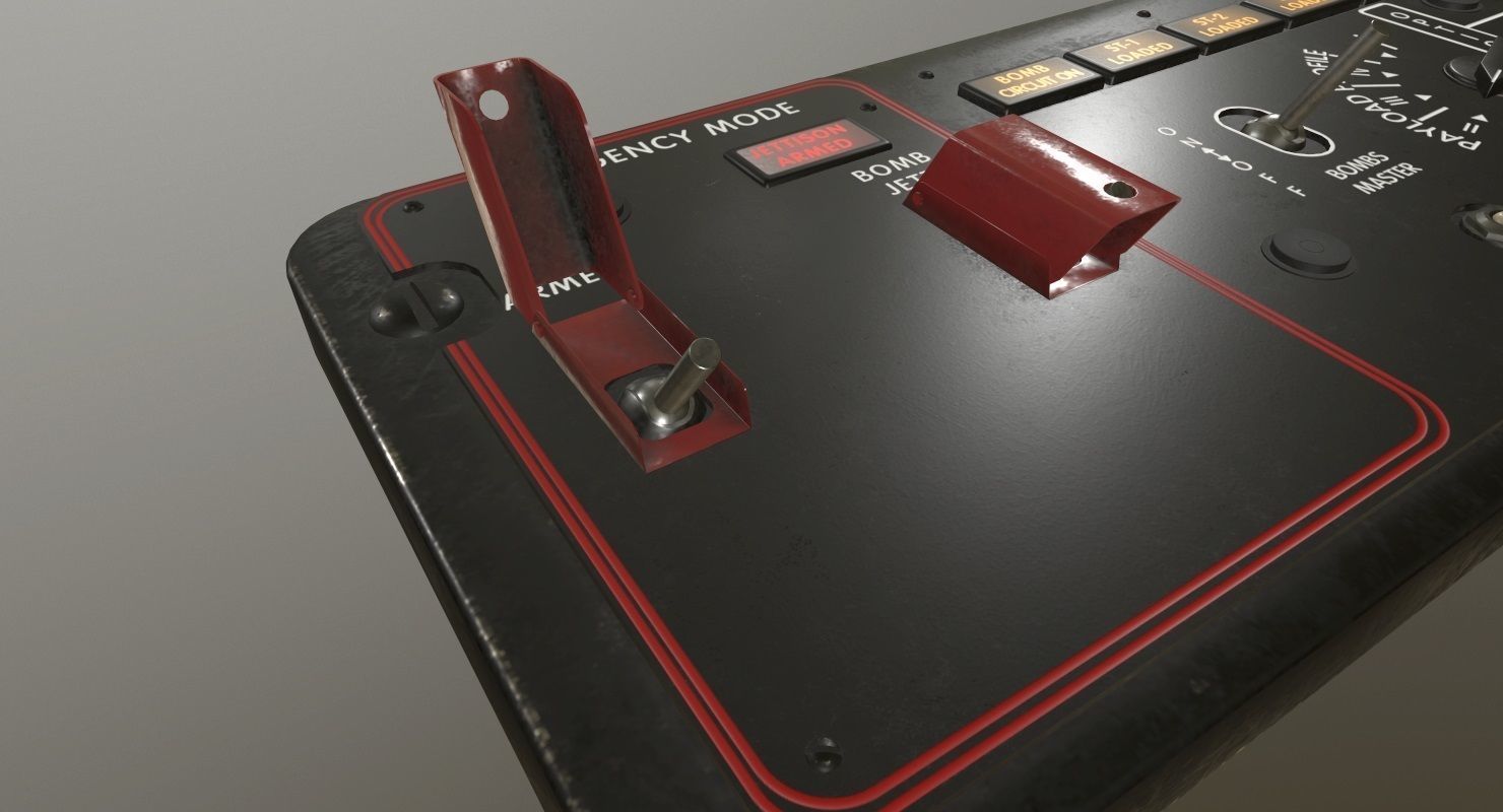 Mi-8MT Mi-17MT Additional Panels Board English Low-poly 3D model_5