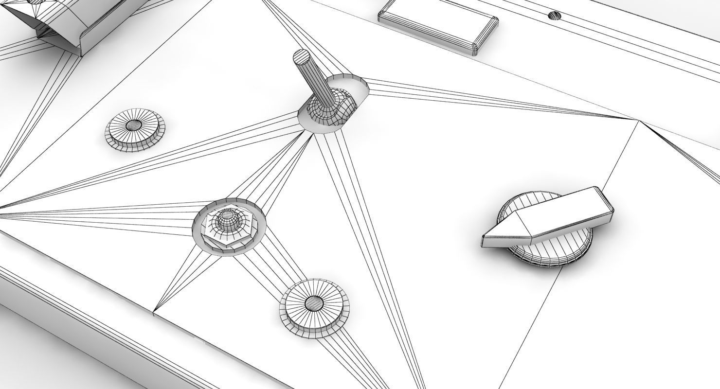 Mi-8MT Mi-17MT Additional Panels Board English Low-poly 3D model_13