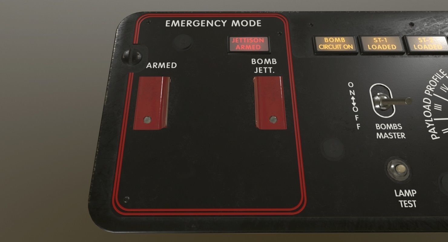 Mi-8MT Mi-17MT Additional Panels Board English Low-poly 3D model_2