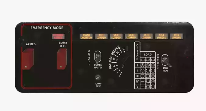 Mi-8MT Mi-17MT Additional Panels Board English Low-poly 3D model