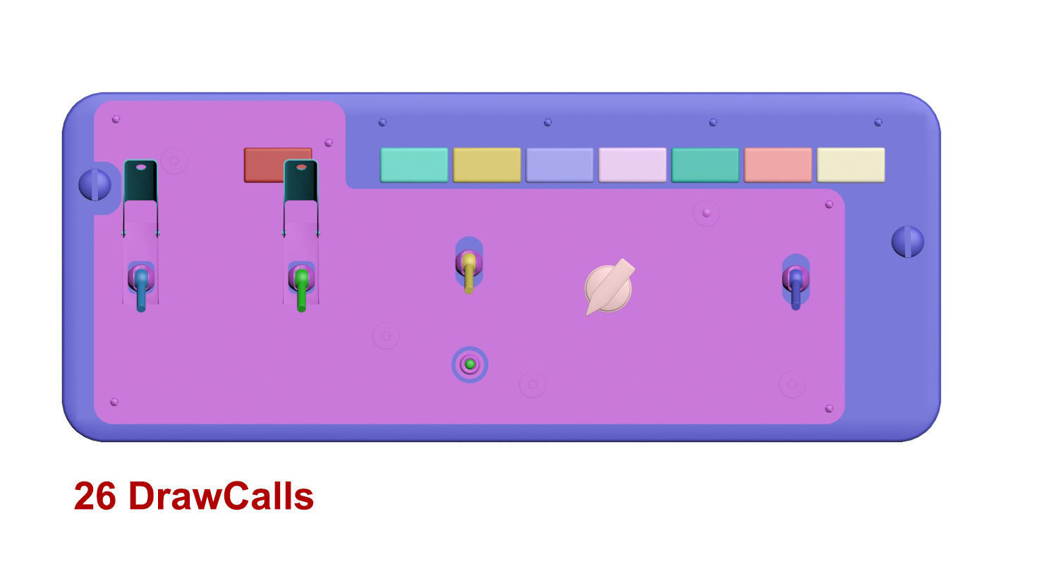 Mi-8MT Mi-17MT Additional Panels Board English Low-poly 3D model_28