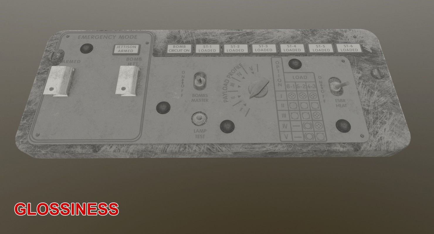 Mi-8MT Mi-17MT Additional Panels Board English Low-poly 3D model_16