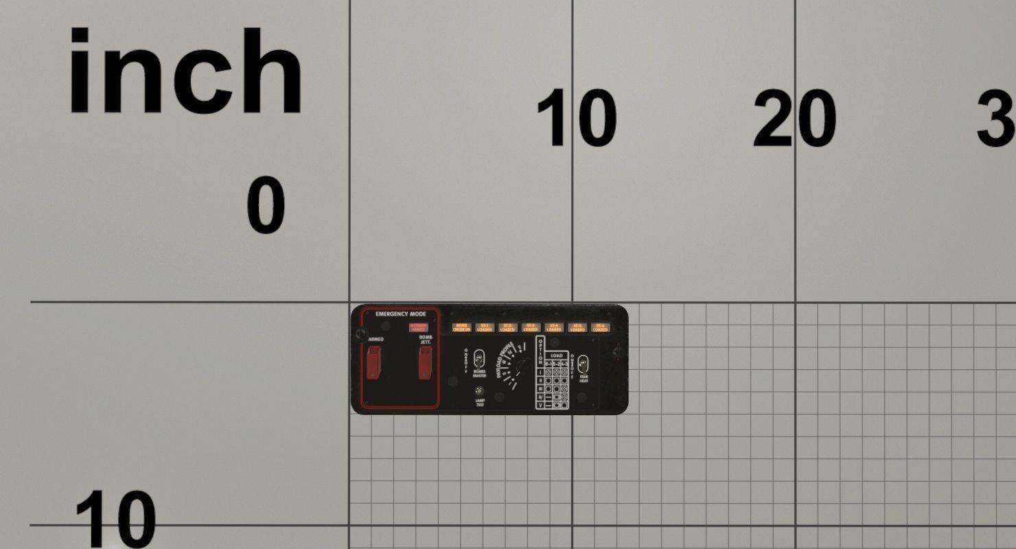 Mi-8MT Mi-17MT Additional Panels Board English Low-poly 3D model_9