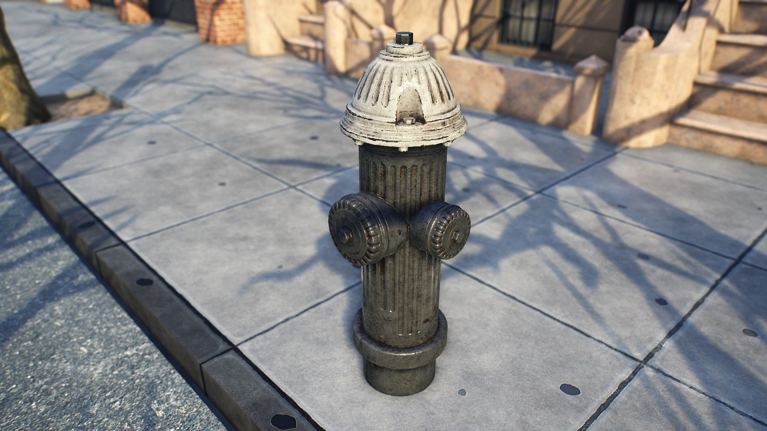 Generic Brooklyn Block  Low-poly 3D model_11