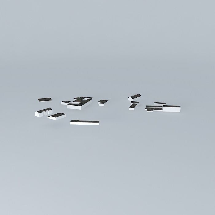 Dr. Dedichens asyl Free 3D model_2