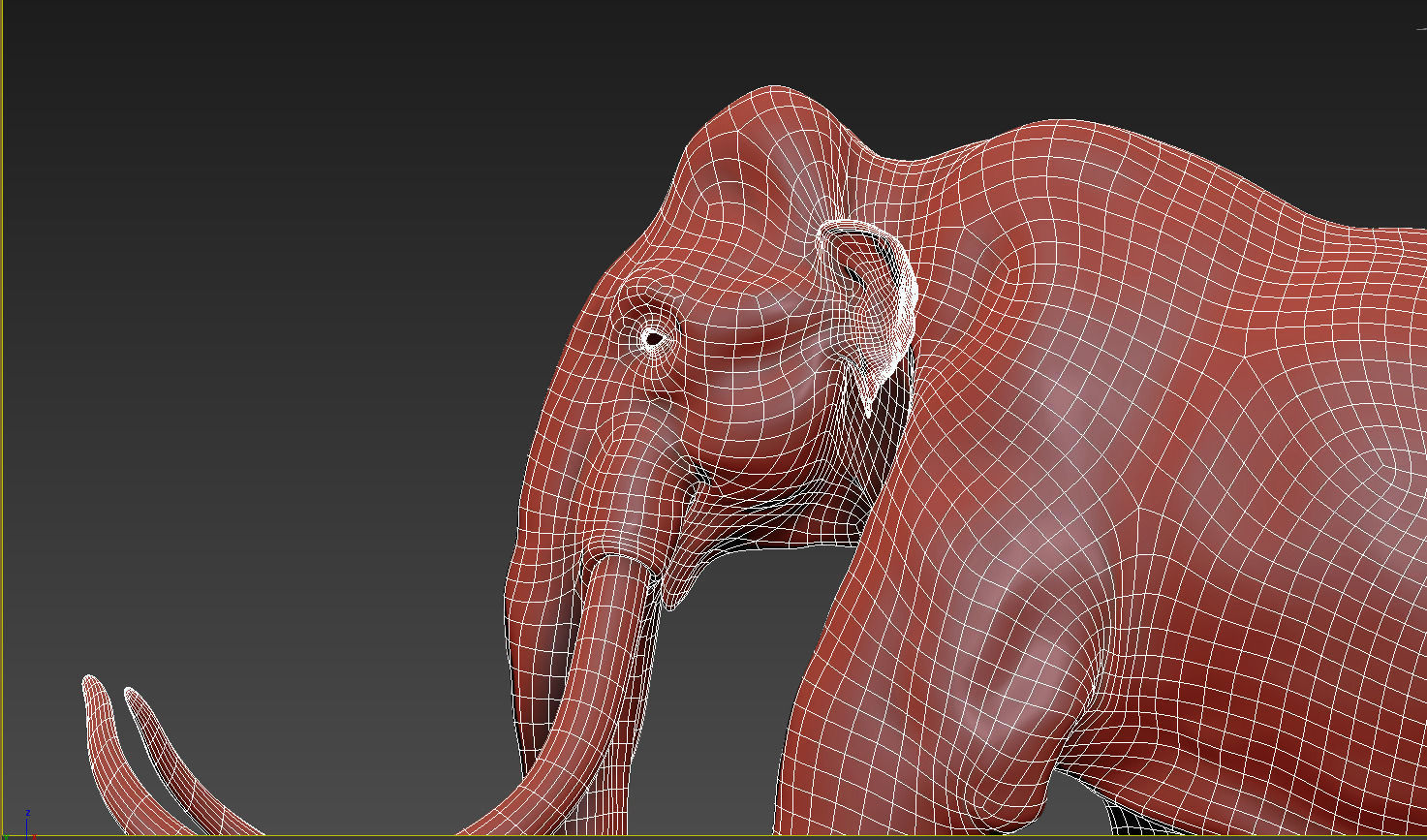 Mammoth woolly 3D model_12