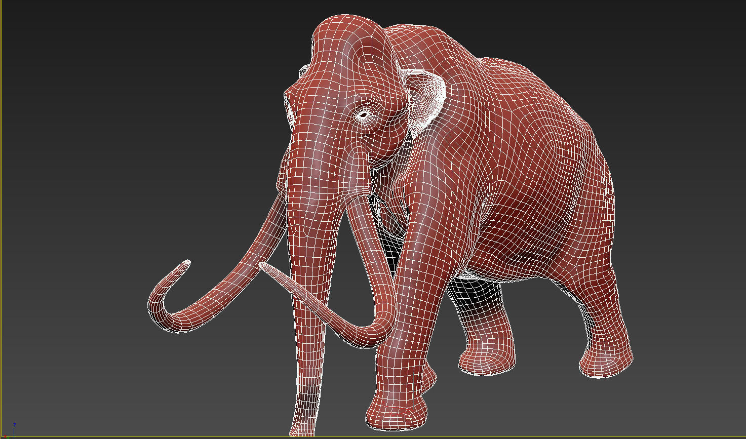Mammoth woolly 3D model_4