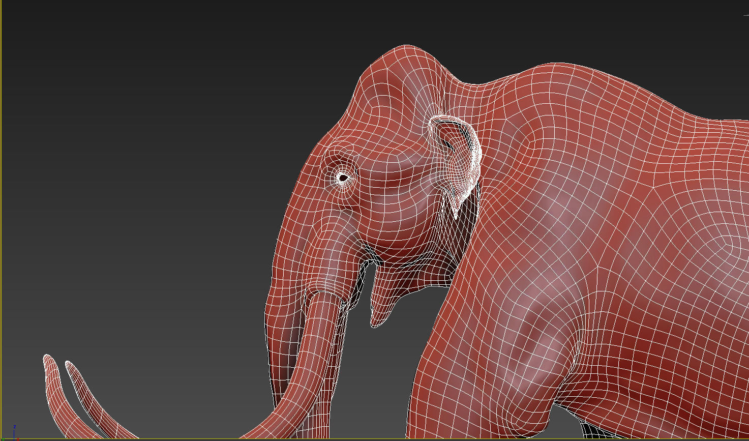 Mammoth woolly 3D model_5