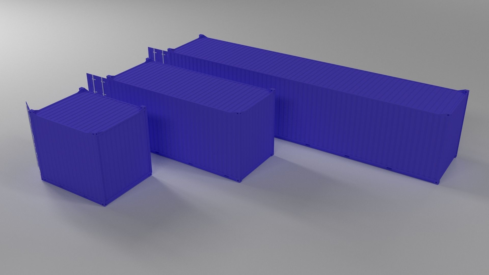 Shipping Containers 3D model_2