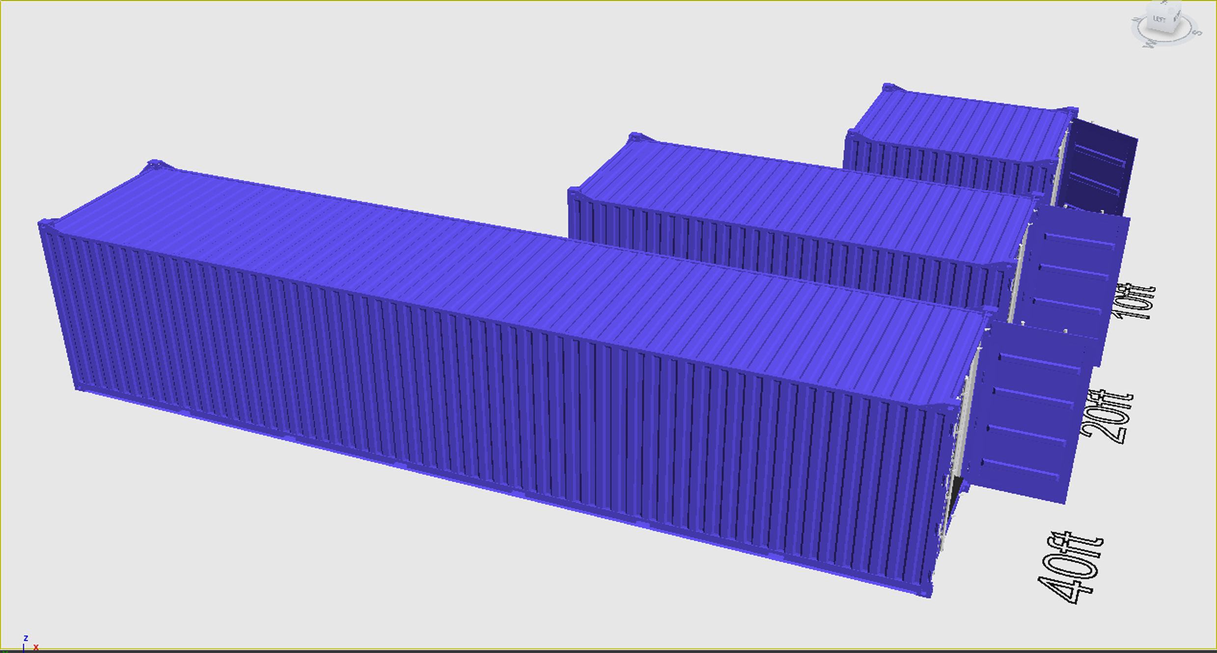 Shipping Containers 3D model_5