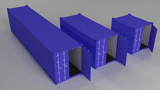 Shipping Containers 3D model