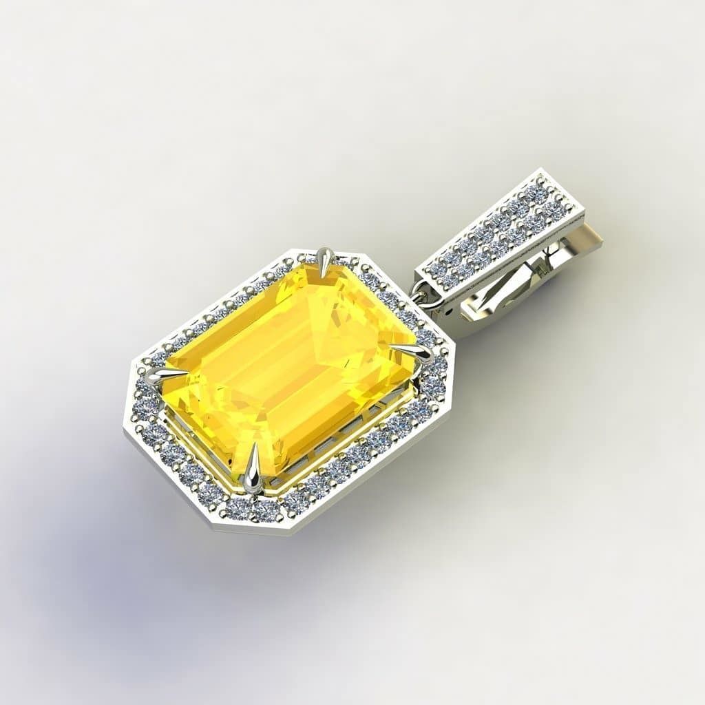 Gold set - ring and earring 3D print model_5