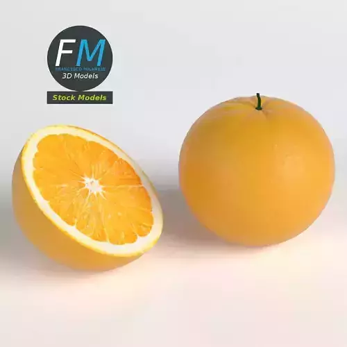 Oranges orange 3D model
