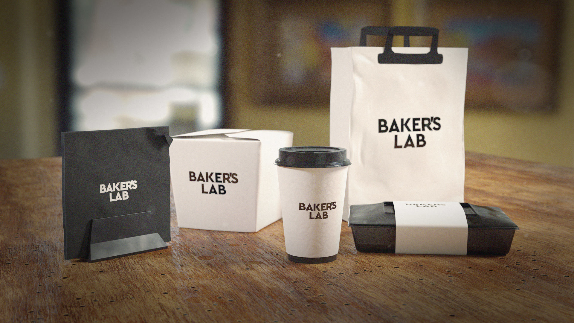 TAKEAWAY PACKAGE BRANDING SET by Mike Kobzar 3D model_1