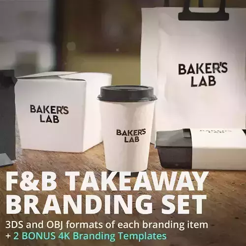 TAKEAWAY PACKAGE BRANDING SET by Mike Kobzar