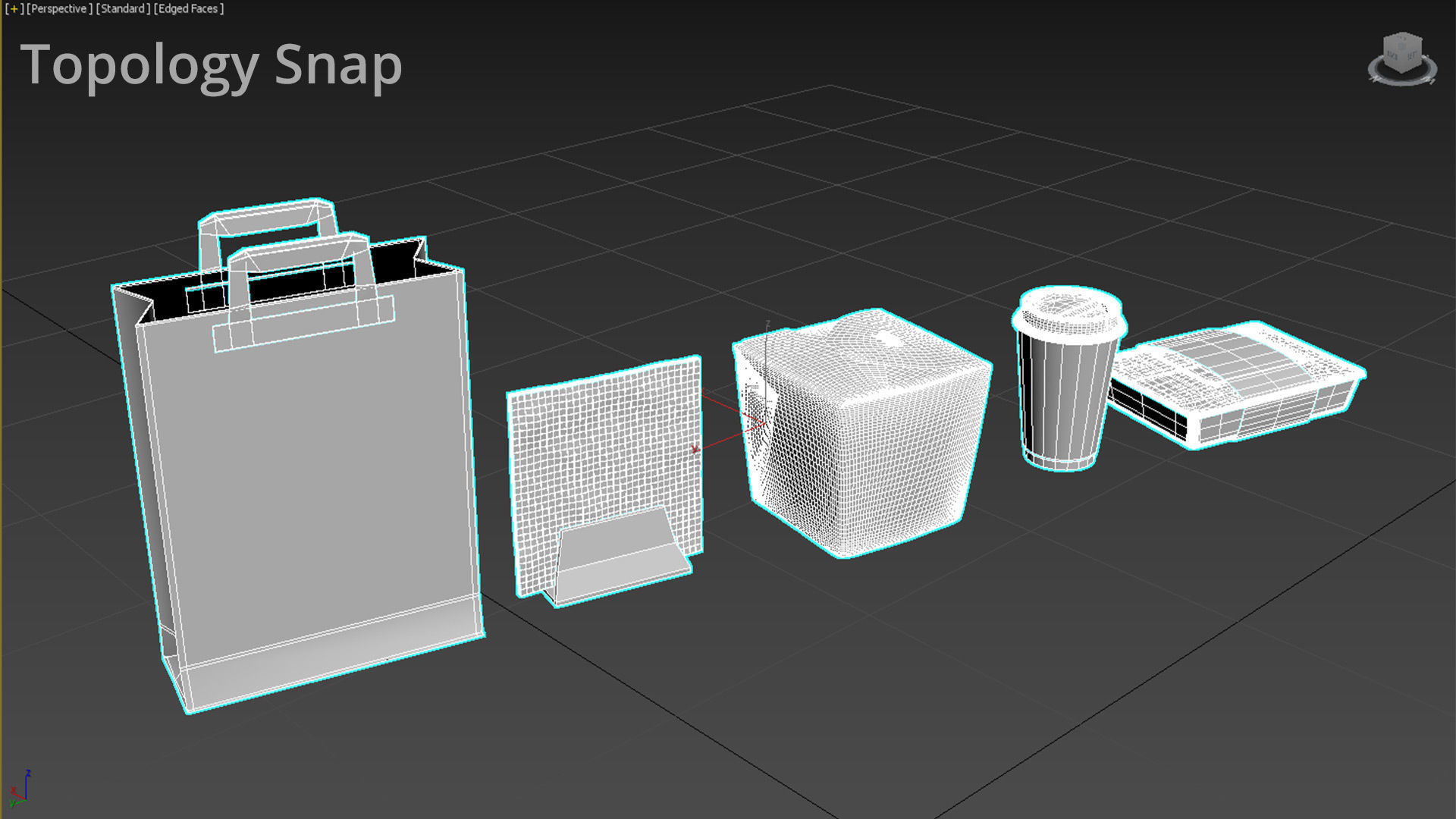 TAKEAWAY PACKAGE BRANDING SET by Mike Kobzar 3D model_4