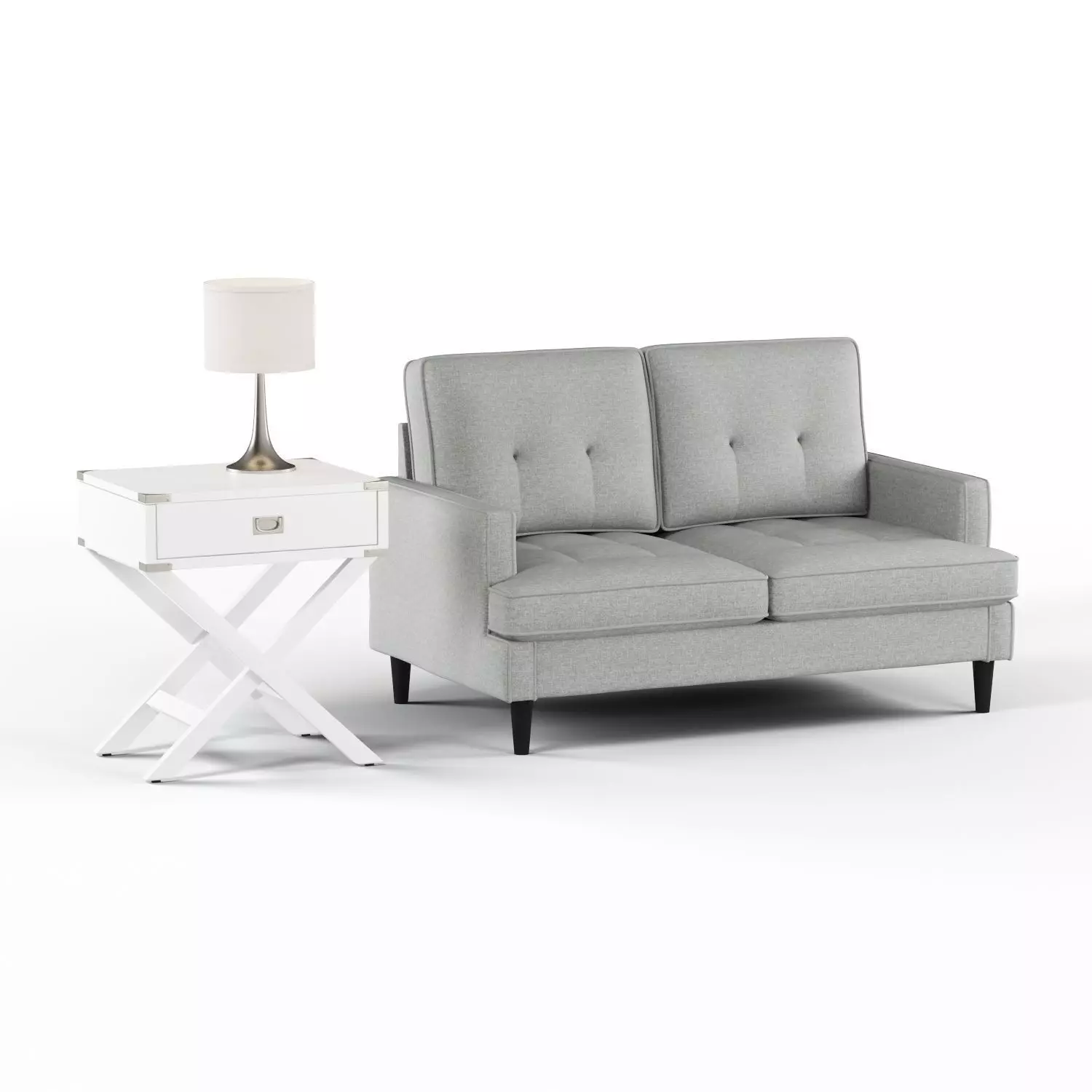 Furniture set Low-poly 3D model