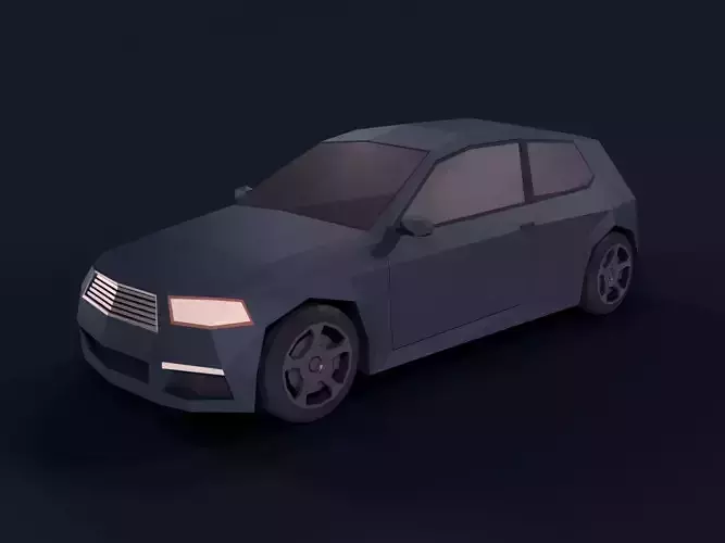 Cartoon Car LOW POLY - Generic