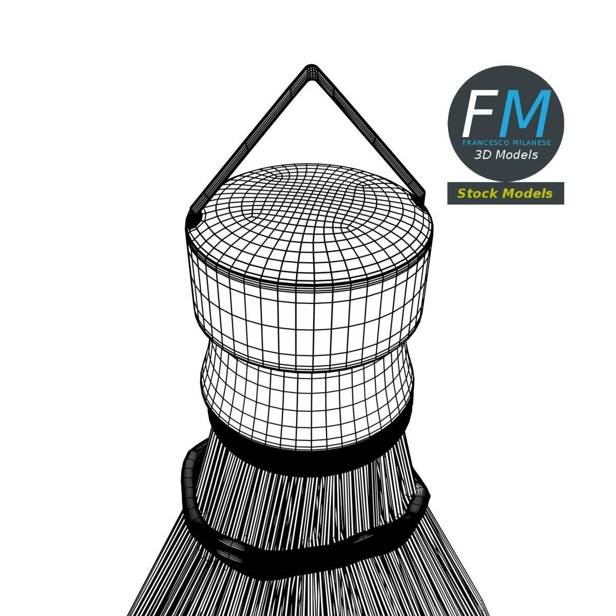 Whisk broom 3D model_8