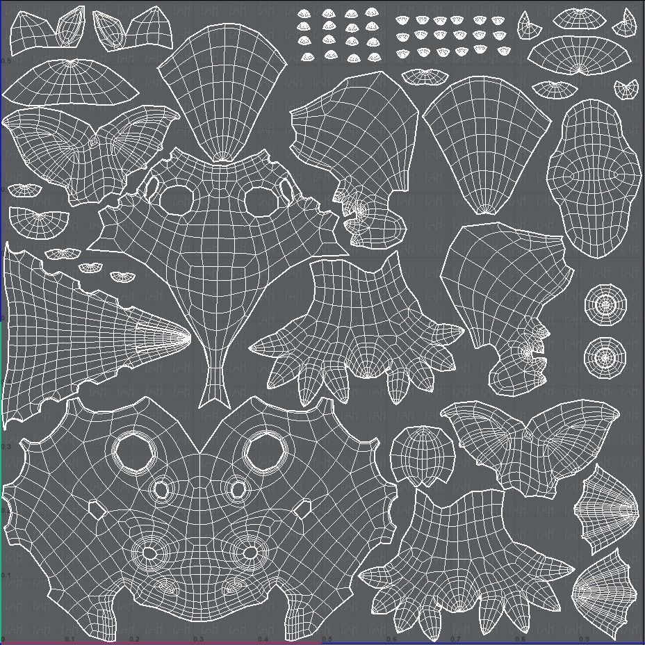 Dragon V01 Low-poly 3D model_45