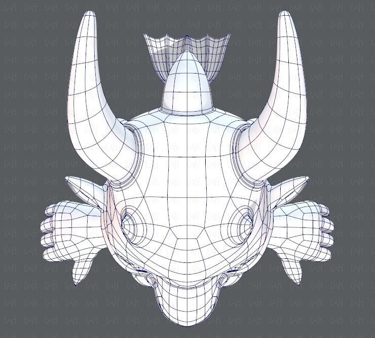 Dragon V01 Low-poly 3D model_38