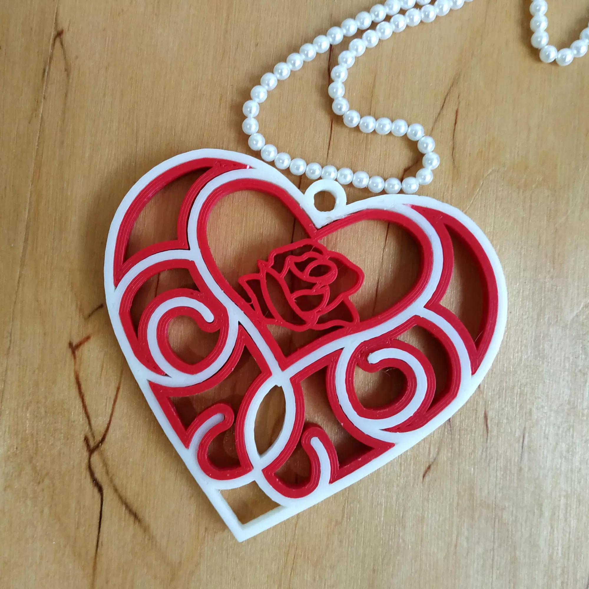 3D printed quilling heart 3D print model_0