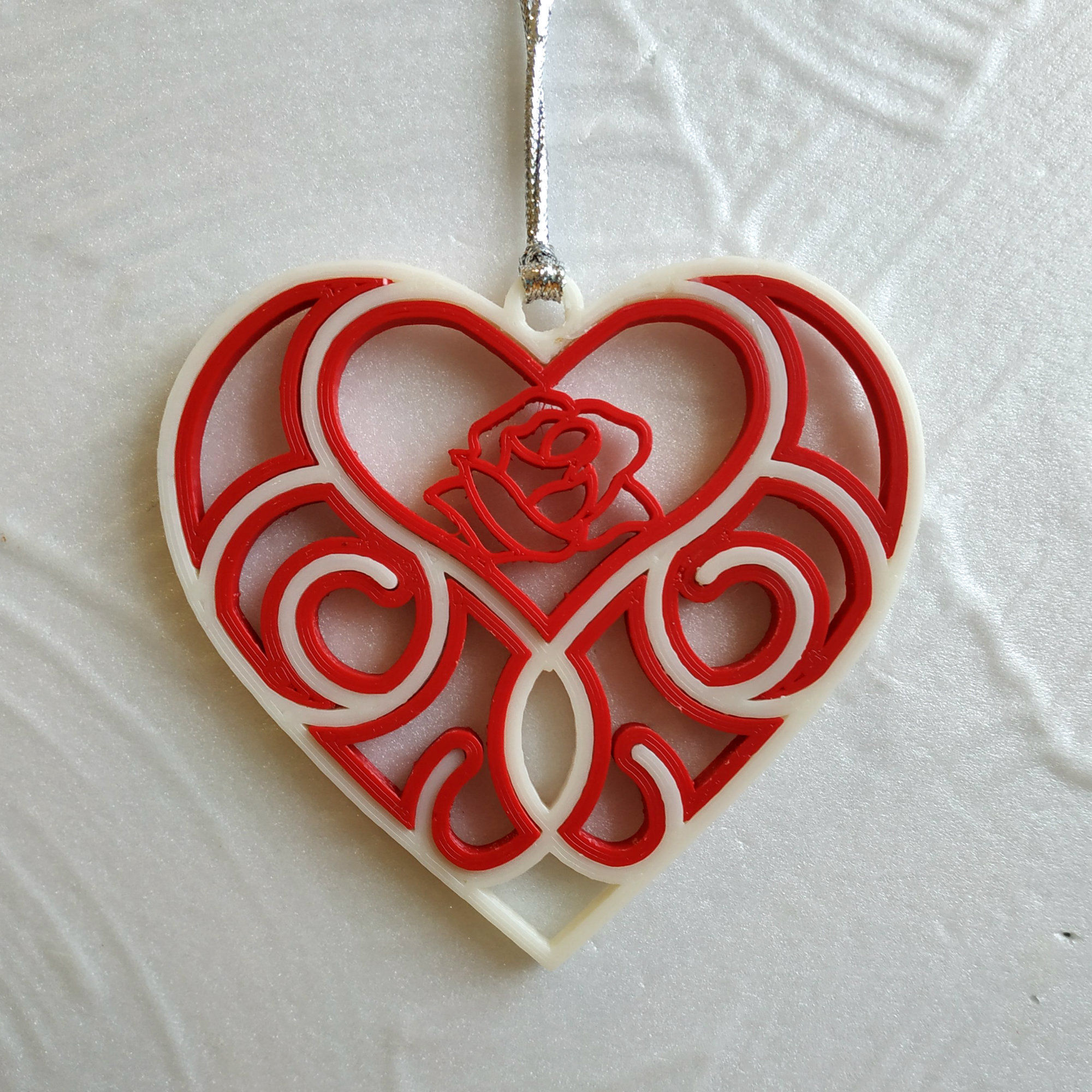 3D printed quilling heart 3D print model_1