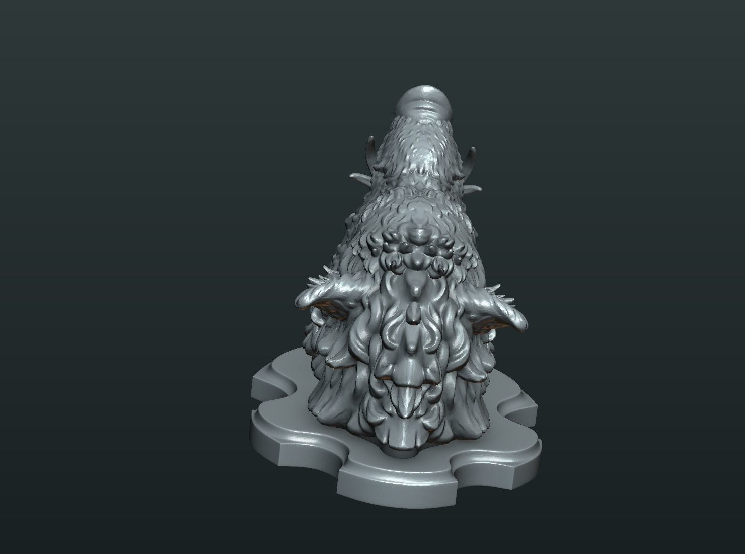 Wild Boar Mounted Head 3D print model_7