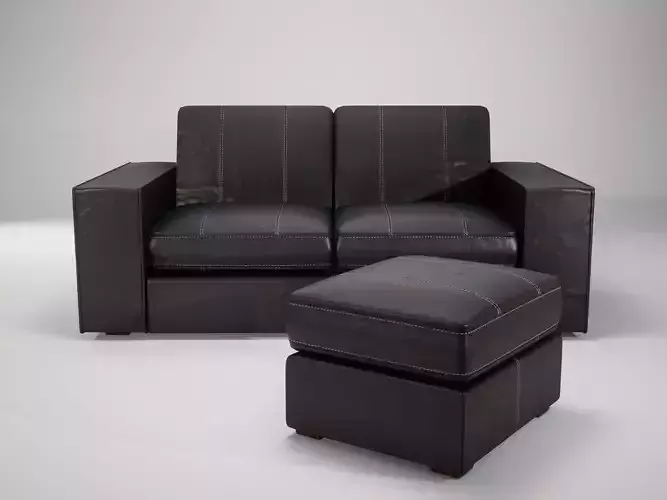 Kivik Style Sofa and Ottoman