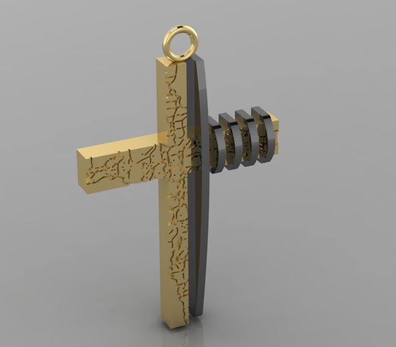 Cross 10 3D print model_2