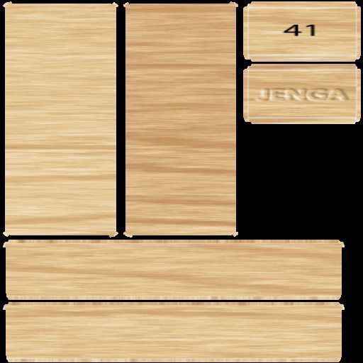Playable Jenga Game Free 3D model_13