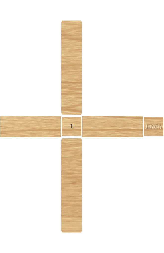 Playable Jenga Game Free 3D model_2