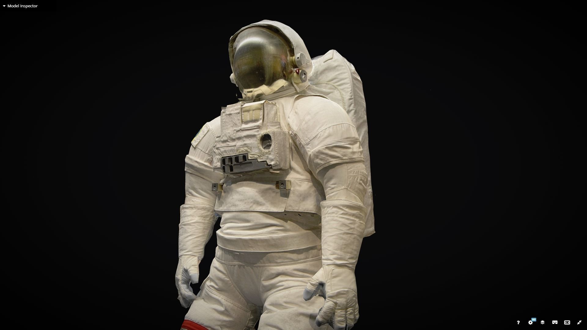 Space suit photogrammetry scan 3D model_3