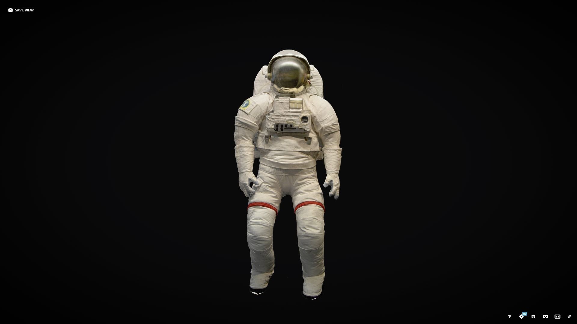 Space suit photogrammetry scan 3D model_1