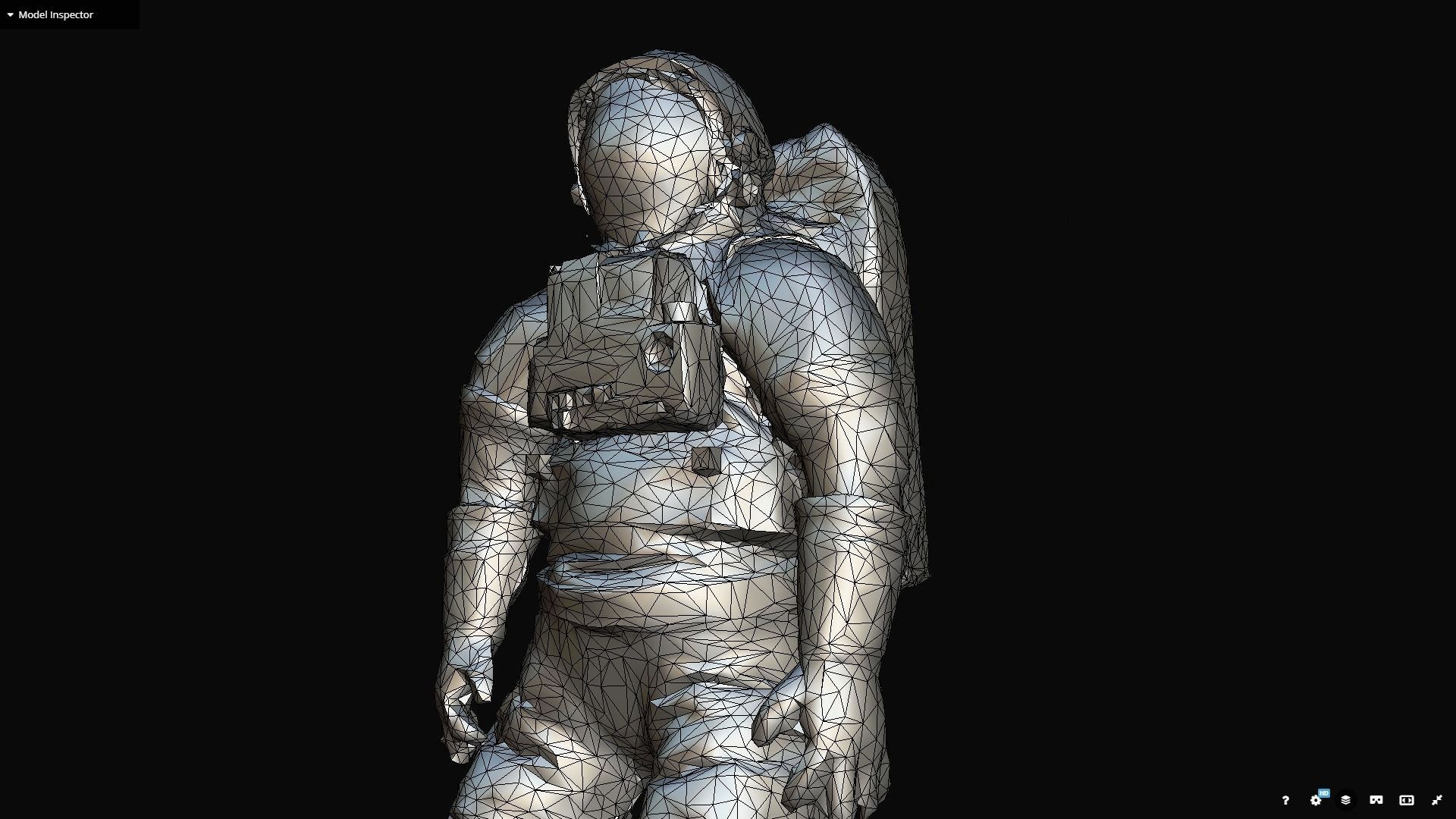 Space suit photogrammetry scan 3D model_4