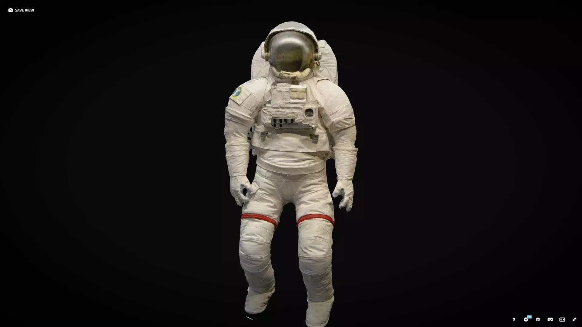 Space suit photogrammetry scan 3D model_0