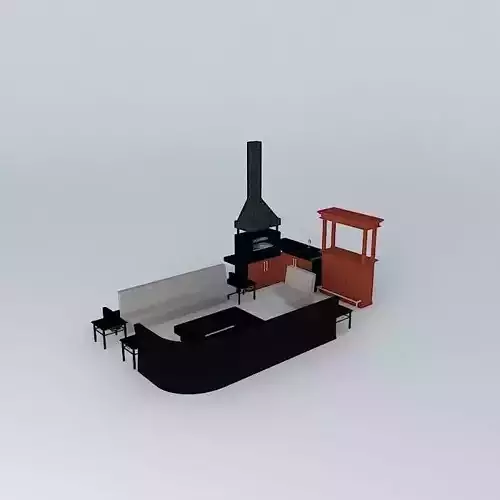 Barbecue area barbecue