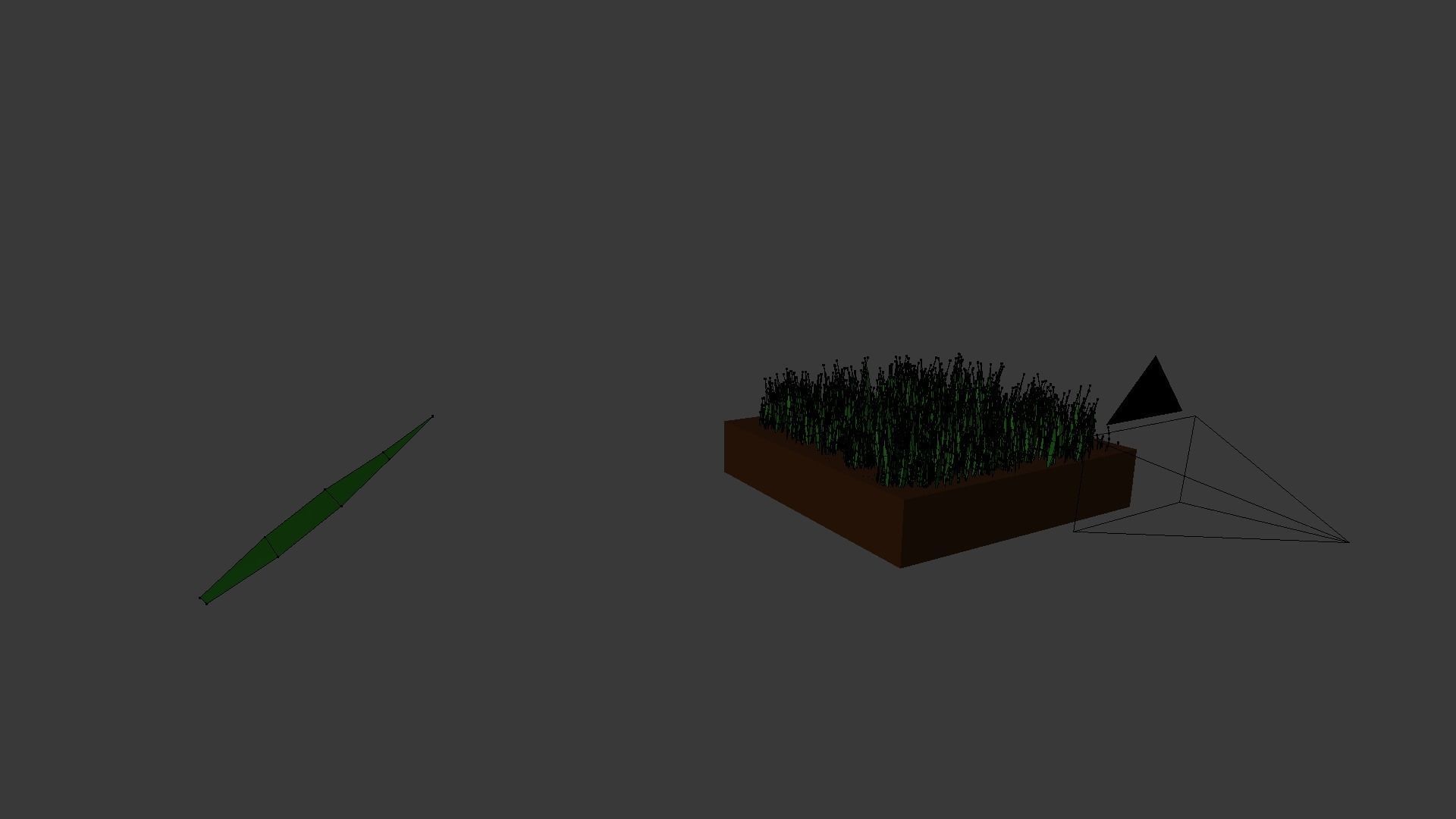 Grass particle system Free low-poly 3D model_4