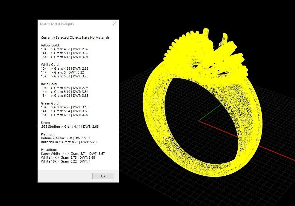 solitaire wedding engagement women ring with diamonds 3dm stl  3D print model_6