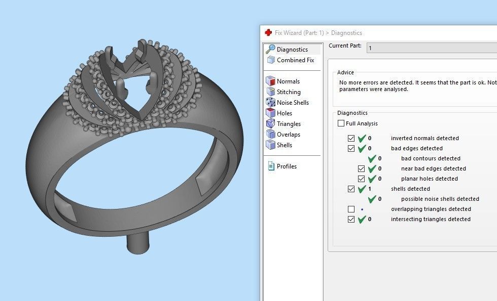 solitaire wedding engagement women ring with diamonds 3dm stl  3D print model_19