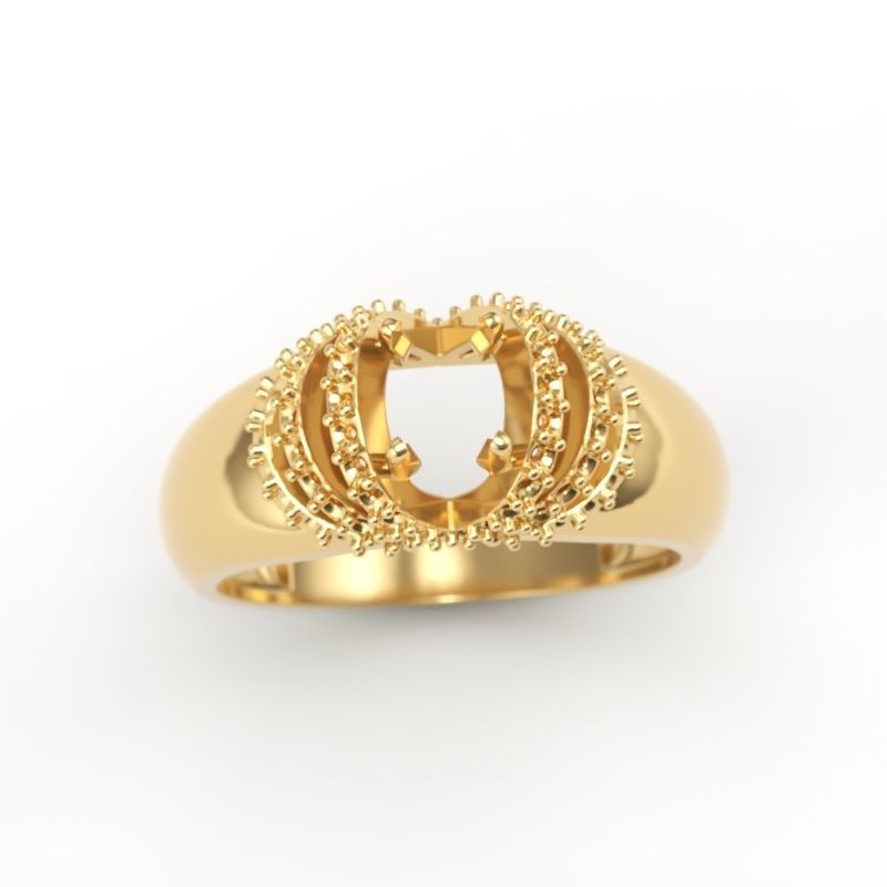 solitaire wedding engagement women ring with diamonds 3dm stl  3D print model_14