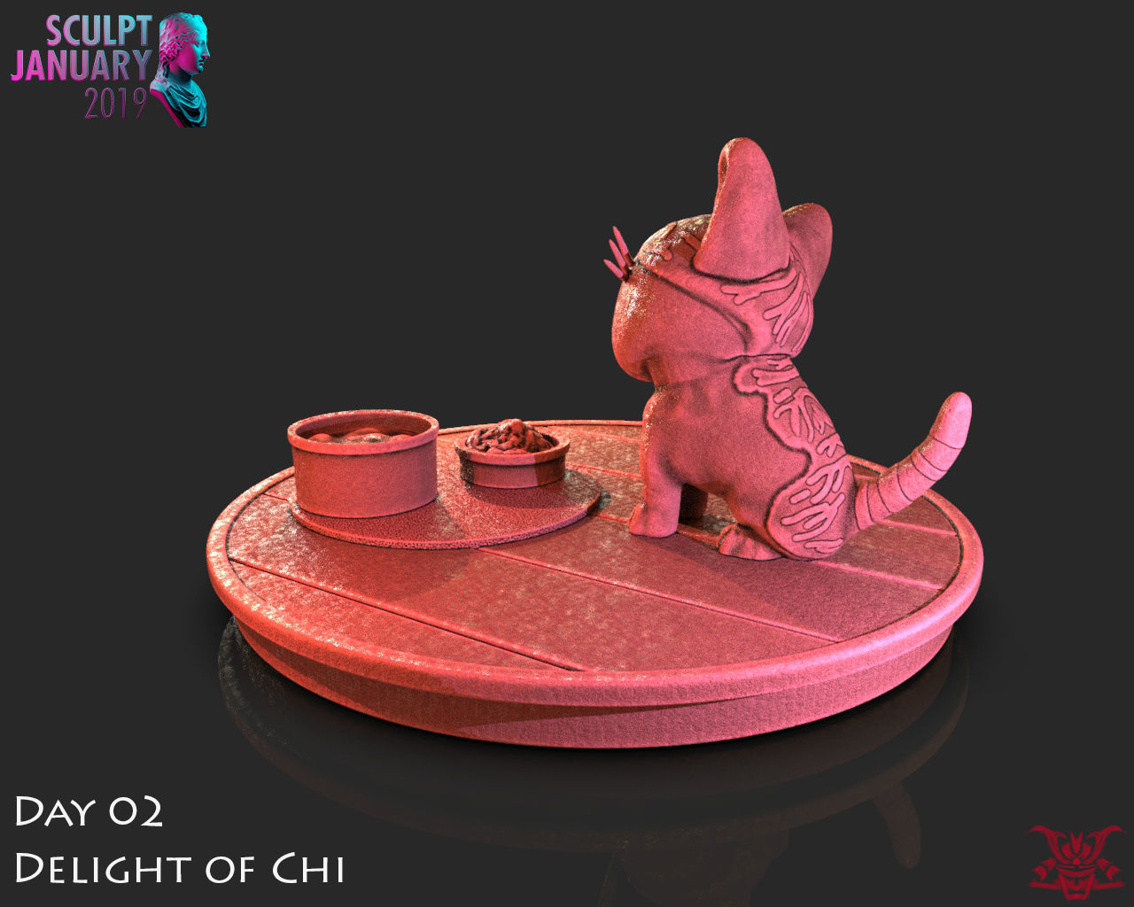 Delight of Chis Timelapse and Model 3D print model_7
