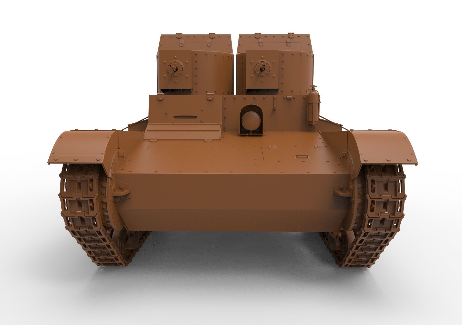 T-26 Two towers 3D model_10