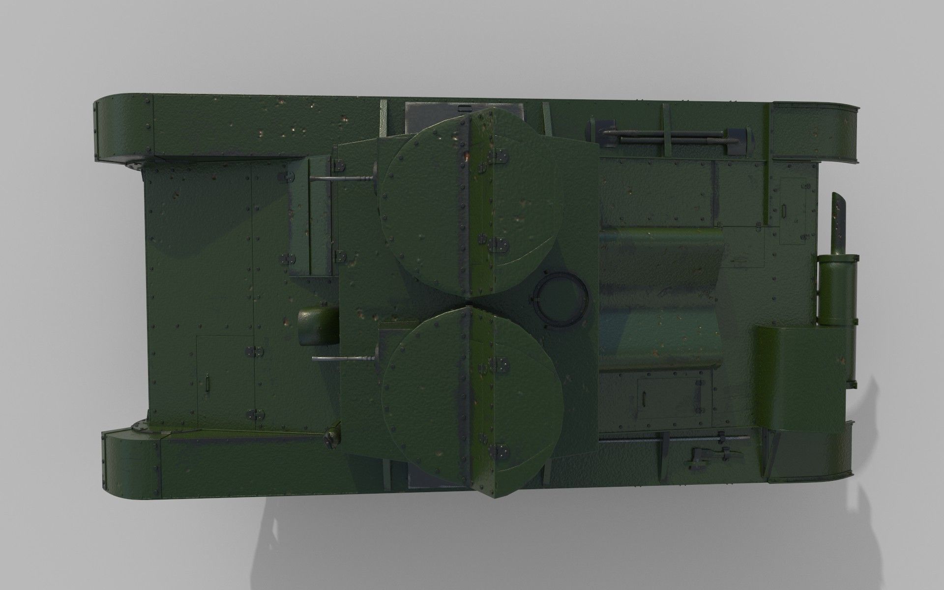 T-26 Two towers 3D model_7