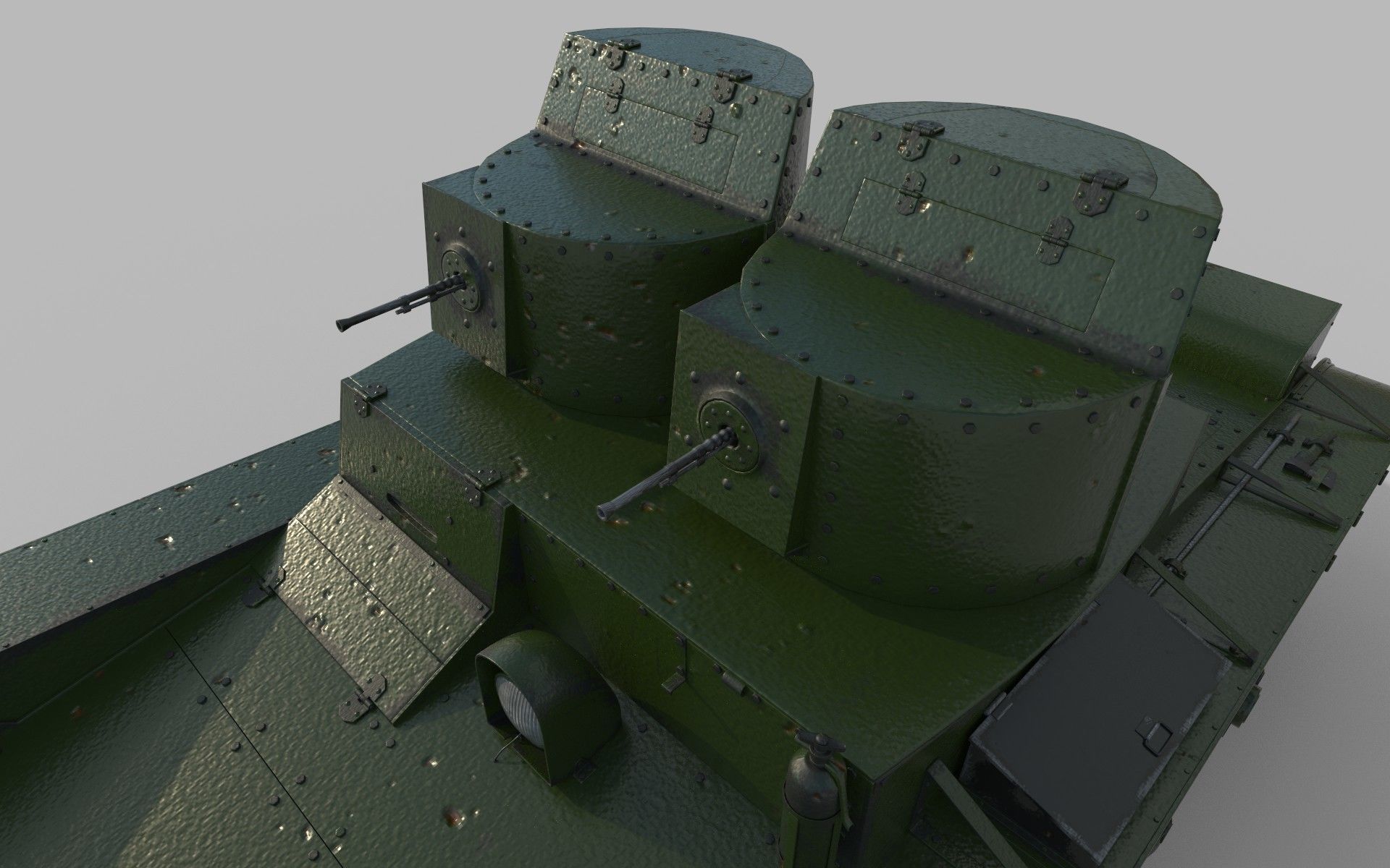 T-26 Two towers 3D model_8