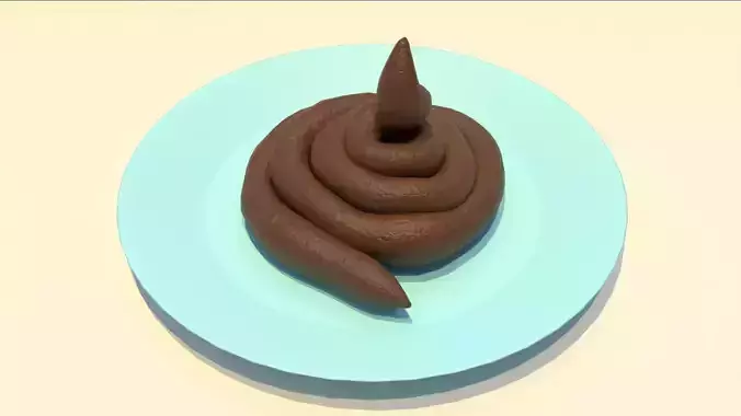 Poop 3D Model -SHIT Free 3D model